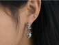 Silver Vintage Drop Earrings