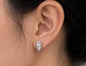 Silver Medusa Stud Earrings